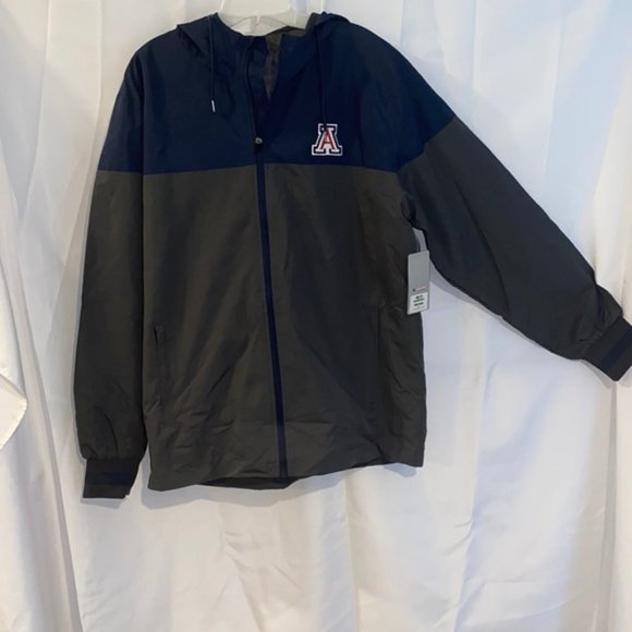 Arizona Wildcats Full Zip Windbreaker Jacket men's size L New - Picture 1 of 9